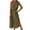 Olive Green, variant on ZQUUVOU Women's One Shoulder Dress Sleeveless Tie Waist Loose Fit Summer Maxi Dress Khaki,S