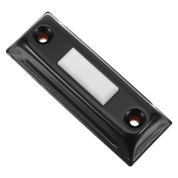 LOLIPPYY Vintage Metal Doorbell Push Button Wall Mounted Heavy Duty Wired Switch with Illuminated Yellow Light