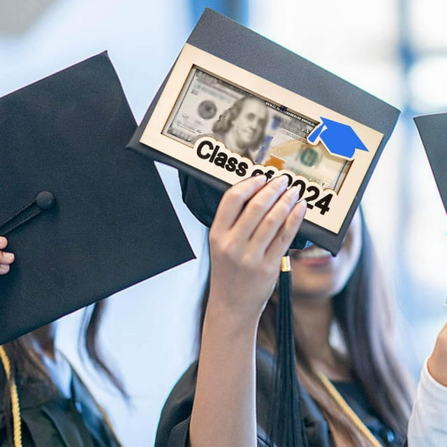 Graduation Holder Custom Wooden Graduation Card Box Holder Envelope Class Of 2024 Senior Gift For Graduates Unique Class Of 2024 Graduation Gifts