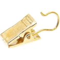 thumbnail image 1 of Juego de 100 ganchos de clip de acero inoxidable Yashi para colgar cortinas fotos luces dorado, 1 of 2
