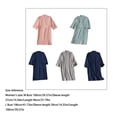 thumbnail image 4 of Qarigey Kimono sólido de estilo japonés, crepé de algodón, camisón fino para mujer, albornoz para hombre y mujer, pijamas para el hogar, Type4 NO4, 4 of 6