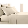 thumbnail image 3 of Neutral Solid Color Brushed Microfiber Deep Pocket Sheet Set, 3 of 3