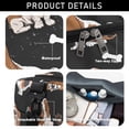 thumbnail image 5 of Women Men Gym Bag,Basset Hounds with Bones and Presents Small Duffle Bag Spend the Night Bags for Women with Shoes Compartment Washbag,Detachable Shoulder Strap,19.7x8.3x11 Inches, 5 of 5
