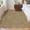 Natural, variant on Studyset Printed Rug (Not Woven!)Large Washable Area Rug 8x10 - Non Slip Beige Printed Living Room Rugs, Scalloped Large Carpet, Stain Resistant Ultra-Thin Foldable Floor Cover for Dining Room