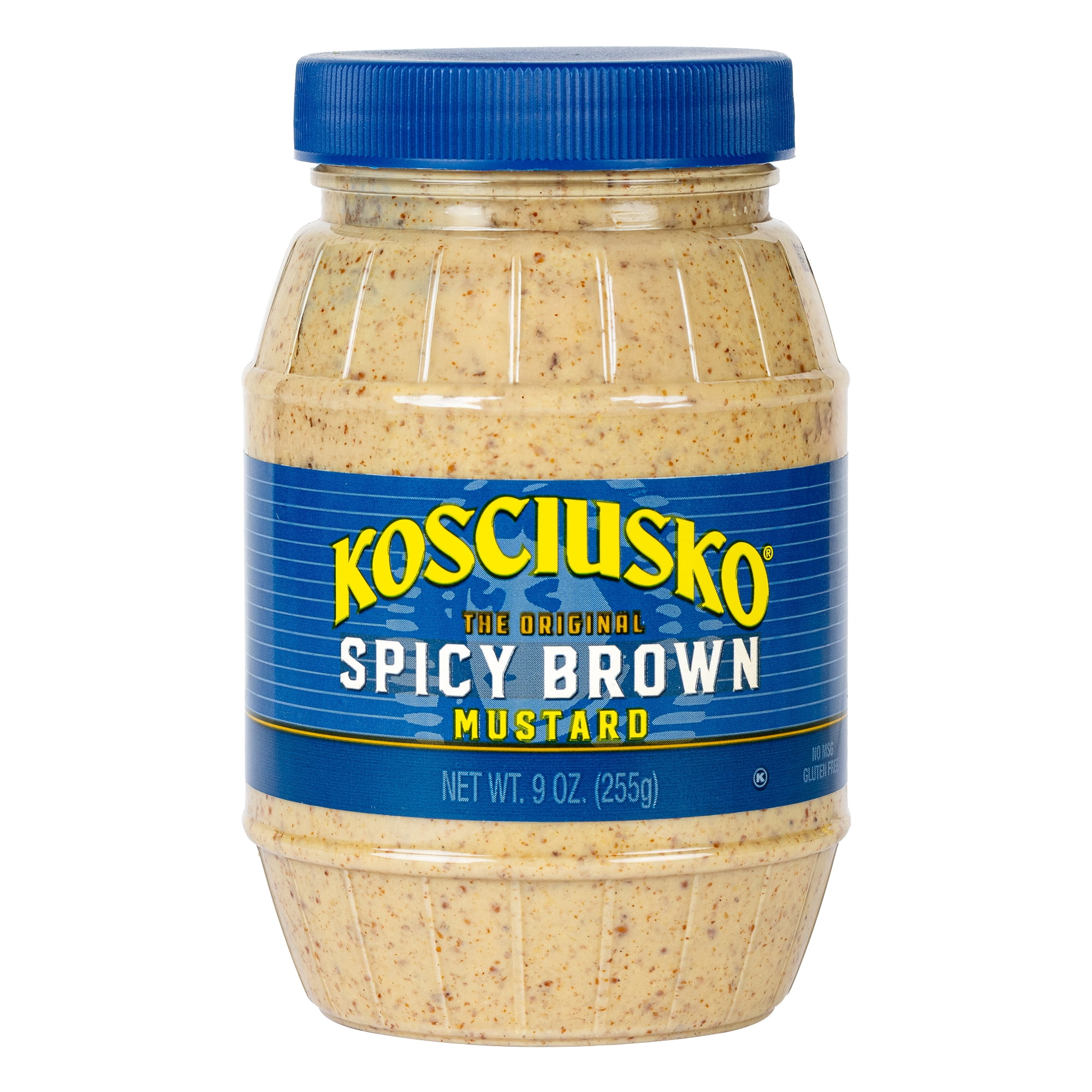 (6 pack) Kosciusko Original Spicy Brown Mustard, 9 fl oz