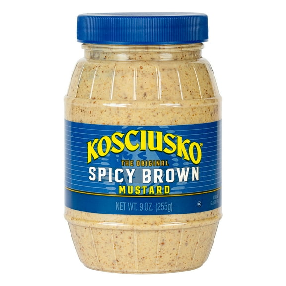 Kosciusko Original Spicy Brown Mustard, 9 fl oz