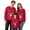 Red_003, variant on QTSHPN Family Matching Hoodie Parent Child Sweatshirts Cozy Holiday Outfit Festive Printed Kids Sweatshirt