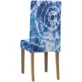 thumbnail image 4 of RYLABLUE Abstract Tie Dyed Pattern Stretch Chair Cover Protector Seat Slipcover for Dining Room Hotel Wedding Party Set of 4, 4 of 5