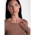 thumbnail image 4 of ClimateRight by Cuddl Duds Women’s Mild Essential Base Layer Livaeco Jersey Long Sleeve Crewneck Thermal Top, Sizes XS-4X, 4 of 5