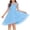 Light Blue, variant on CYRBOKO Girls Dresses, Casual Summer A-line Holiday Kids Dresses Army Green Size 15-16 T