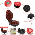 thumbnail image 4 of Mini Waffle Maker, Small Round Waffle Maker, Waffle Machine, Mini Waffle Maker And Pancake Waffle Maker Waffle Maker For Christmas Gifts, Mother's Day, 4 of 5