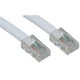 Câble de Raccordement Ethernet Blanc Cat6 Sans Boot 25 Pieds – image 1 sur 1