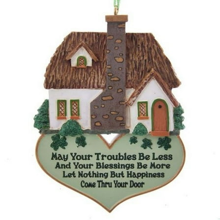 Kurt Adler 3.5-Inch Irish Home Blessing Christmas Ornament