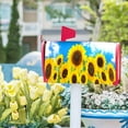 thumbnail image 5 of Summer Mailbox Covers Magnetic Standard Size 18" X 21" Sunflowers Mailbox Covers Yellow Flower Mailbox Wraps Post Letter Box Cover Decor for Home Outdoor Garden, 5 of 6