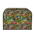 thumbnail image 2 of Honeii Hawaiian Culture Symbols 1 Print 4 slice Toaster Cover, Two Slice Toaster Dust-proof Cover For Kitchen Small Appliance and Fingerprint Protection, 2 of 7