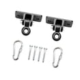thumbnail image 4 of Perchas para columpios,Accesorios de montaje para colgadores de columpios de servicio,Tornillos incluidos Capacidad de 2400 lb Gancho a presión para colgar,Juego de trapecio de madera para, 4 of 10