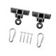 thumbnail image 4 of Perchas para columpios,Accesorios de montaje para colgadores de columpios de servicio,Tornillos incluidos Capacidad de 2400 lb Gancho a presión para colgar,Juego de trapecio de madera para, 4 of 10