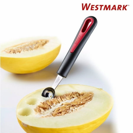 - Westmark Germany Heavy Duty Gallant Stainless Steel Melon Baller (Black Silver Red)