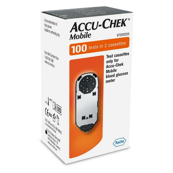 Accu-Chek Mobile Cassette Blood Glucose Test Strips