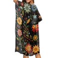 thumbnail image 4 of HELLHERO High Quality Fabrics Swim Coverup for Resort Breathable Loose Ladybug Floral Pattern, 4 of 6