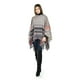 thumbnail image 5 of Poncho con capucha Roman Fashion /Juvenil, 21023 (Lila-naranja) lila UNI, 5 of 5