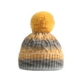 thumbnail image 3 of QASIEATN Womens Popular Baseball Caps Women's Fleece Lined and Thickened Knitted Hats Cold Hats Warm Trendy and Versatile Solid Color Hats Fall Fashion Accessories, 3 of 4