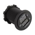 thumbnail image 1 of Dual LED Voltmeter Ammeter,DC 12-24V Dual LED Digital Voltmeter Ammeter Amp Volt Meter Guage for Car Motorcycle, 1 of 8