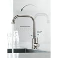 thumbnail image 2 of Cold Only Water Tap Single Hole Kitchen Sink Faucet SUS304 Stainless Steel Brushed Nickel, 2 of 7