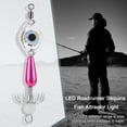 thumbnail image 1 of Señuelo de pesca trampa luz forma de ojo con gancho LED para noche roja, 1 of 8