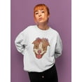 thumbnail image 2 of Pit Bull With Flowers Sweatshirt Women -SPIdeals Designs, Female 5X-Large, 2 of 4