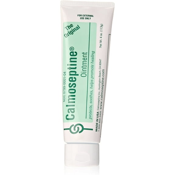 Calmoseptine Ointment Tube to Heal Skin Irritations - 4 oz, 2 Pack