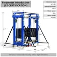 thumbnail image 6 of 660 Lbs Electric Scaffolding Lift, 16.4FT Motorized Scaffold Platform with Remote Control, CE Certified for Home Decoration, Roof Repairs & Construction, 6 of 9