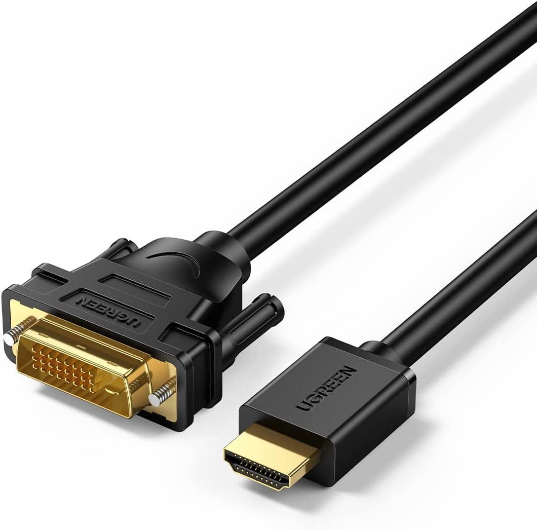 bede Uden tvivl Skylight HDMI to DVI Cable Bi Directional DVI-D 24+1 Male to HDMI Male High Speed Adapter  Cable Support 1080P Full HD for Raspberry Pi, Roku, Xbox One, PS4 PS3,  Graphics Card, Nintendo Switch