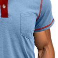 thumbnail image 4 of pstuiky camiseta de hombre, Sudadera con capucha de manga corta de color liso y estilo casual para hombre camisas casuales para hombre s, 4 of 4