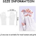 thumbnail image 2 of UV Glove for Gel Nail Lamp Professional Gel Manicures Gloves Fingerless Anti UV Glove Protect Hands from Nail Dryer, 2 of 5