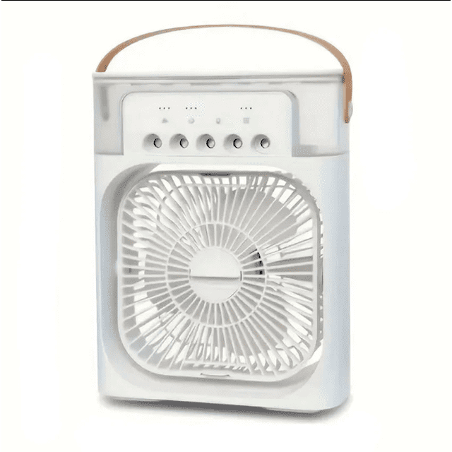 COZYNA MINI VENTILADOR DE ESCRITORIO 3 VELOCIDADES, HUMIDIFICACIÓN DIFUSIÓN