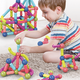 thumbnail image 4 of Juego de Bloques Magnéticos 64 piezas Let´s Play para Niños Figuras Didácticas de Construcción, 4 of 5