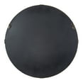 thumbnail image 5 of Kate and Laurel Stockport Framed Round Mirror, 28 Inch Diameter, Rustic Brown, Round Rustic Mirror with Antique Black Frame Ornaments, 5 of 8