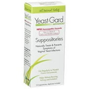 Yeast-Gard Advanced Homeopathic Suppositories, Treatment With Probiotics - 10 Ea, 3 Pack