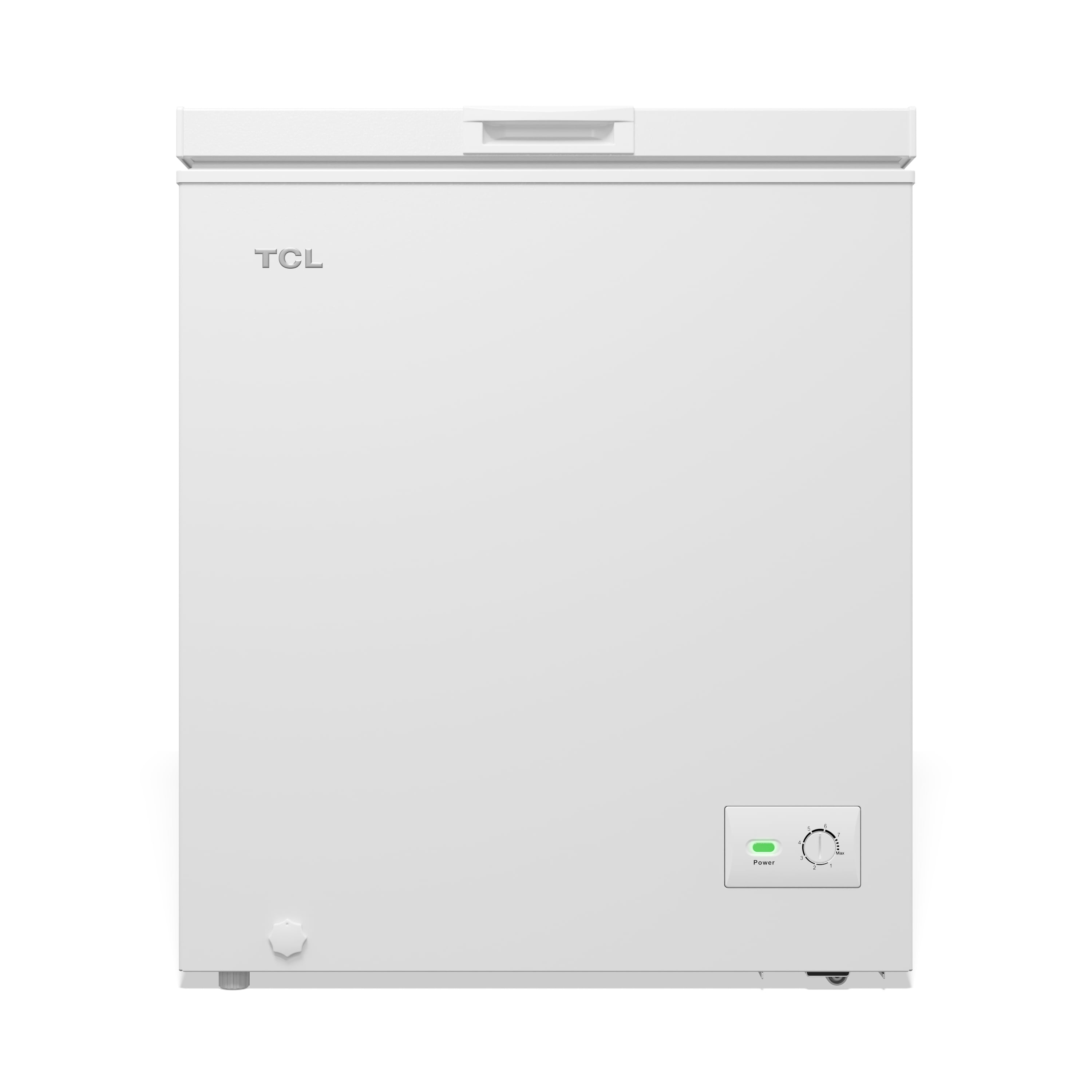 TCL 5.0 Cu. Ft Chest Freezer (White) - Garage Ready and Adjustable Thermostat – TFC050M4AW