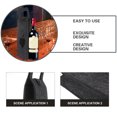 thumbnail image 3 of FUTUREORYY 2Ud Bolsas Para Almacenamiento De Vino Tinto En Fieltro Con Y Asa Resistentes Y, 3 of 6