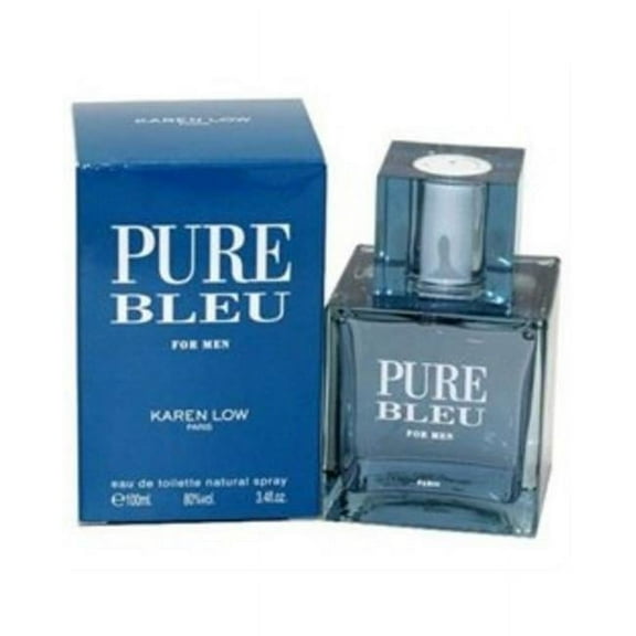 Karen Low Pure Bleu 3.4 oz Eau De Toilette Spray for Men