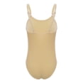 thumbnail image 4 of Haitryli Kids Girls Team Basic Ballet Dance Leotard Activewear Gymnastics Workout Outfits Dance Outfit Nude M, 4 of 7