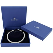 Swarovski Stardust Deluxe Clear Crystal Fishnet Tube Necklace for Women 5180944