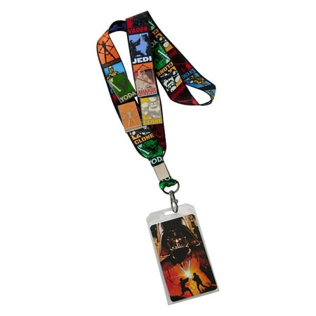 Loungefly Star Wars Revenge of the Sith Lanyard with 4 Pins