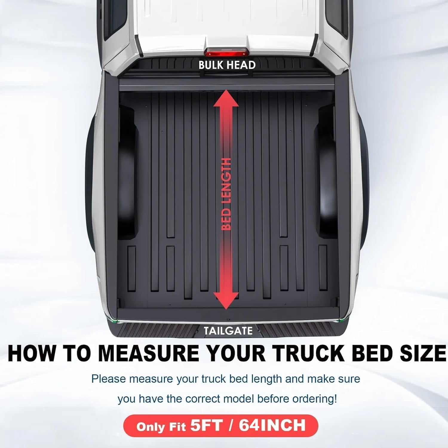 TPA Hard Tri-fold Truck Bed Tonneau Cover Compatible for Honda Ridgeline 2017-2026 Fleetside (Not for Stepside) 5 FT Bed Fiberglass Reinforced Polymer, Waterproof, theftproof