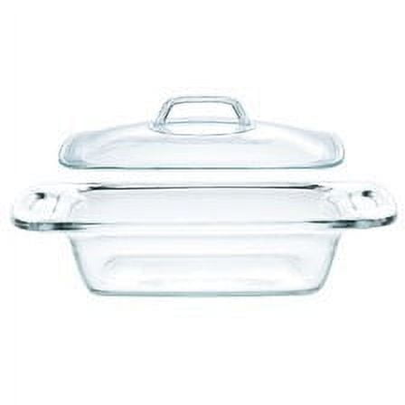 Pyrex Easy Grab 2-Qt Glass Casserole Dish with Lid, Tempered Glass