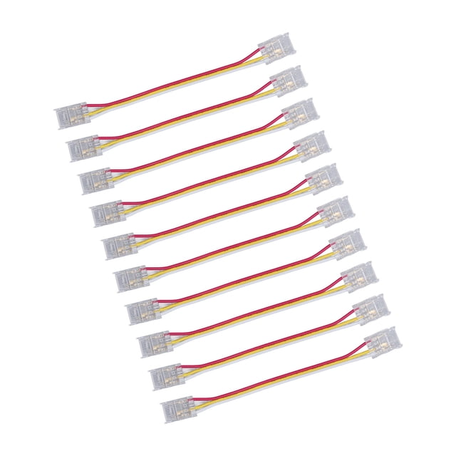 Kit de Conector de Luz de Tira LED ANGGREK Conector de Tira de Luz COB Material Portátil de PC de 3 Pines