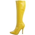 thumbnail image 2 of *5" Plain Stretch Knee Boot, Side Zip - Yellow Str Pat, 11, 2 of 5