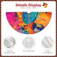 thumbnail image 3 of Fotbe Vibrant Parrot Splash Art Pattern Christmas Tree Skirt, Tree Skirts Plush Christmas Decorations, Christmas Tree Skirts Xmas Decorations Holiday Party Decor-36", 3 of 6